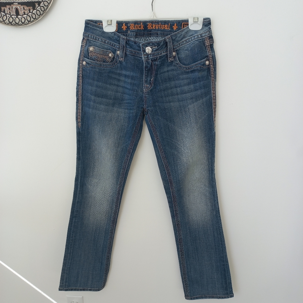 Rock Revival Women's Blue Jeans Size 30 US